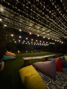 Suasana Malam Hari VAN House Lembang